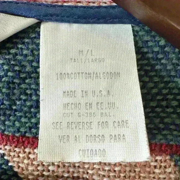 Vtg Women’s Sz M/L 80s Blanket Vest‎ Southwestern Rodeo Boho Tapestry Fringe - Picture 5 of 11